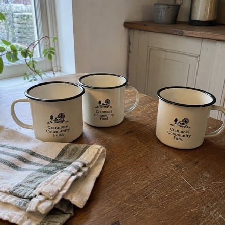 Custom enamel mugs for small business