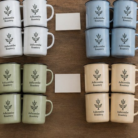 Customized enamel mugs for events and festivals