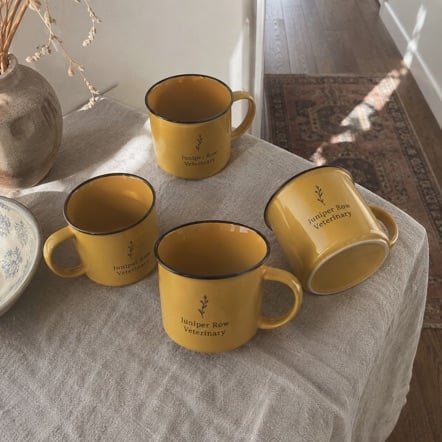 Enamel mugs with logo printing