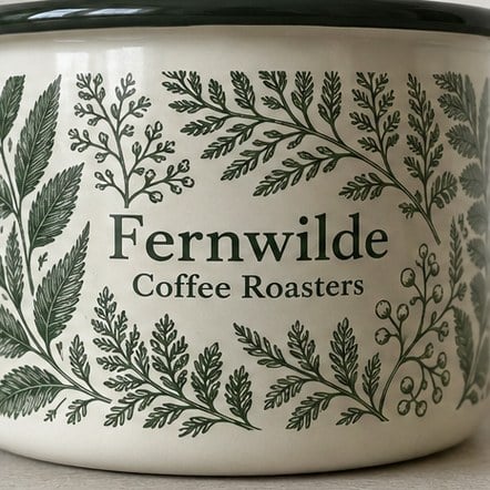 Fired-Print Branded Enamel Mugs